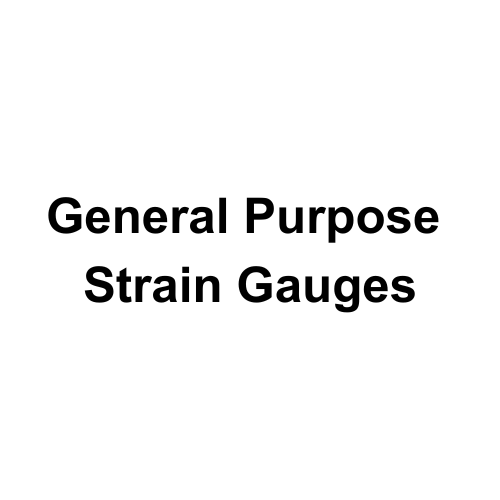 General Purpose Strain Gauges（標準ひずみゲージの種類と基本パターン）
